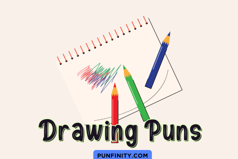 drawing puns