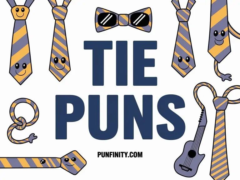 tie puns